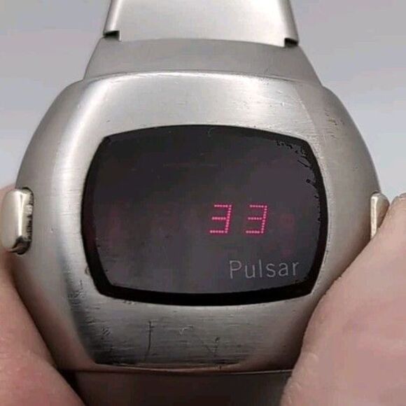 VTG 70's‎ Collectible Pulsar 3013 Module 301 LED Watch-New Battery P3 - Picture 12 of 12